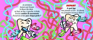Extrait d’une affiche sur le brossage des dents Extrait d’une affiche sur le brossage des dents