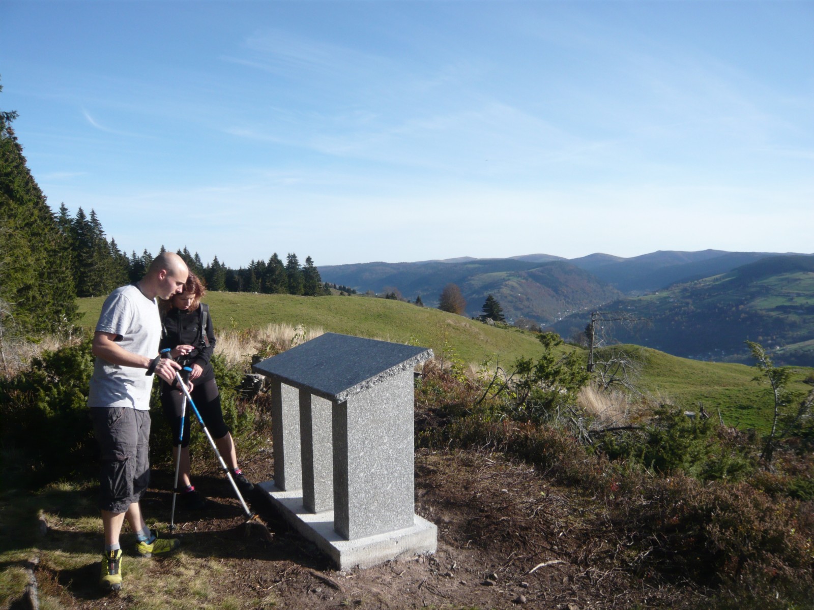 Touristes lors d'un parcours de découverte