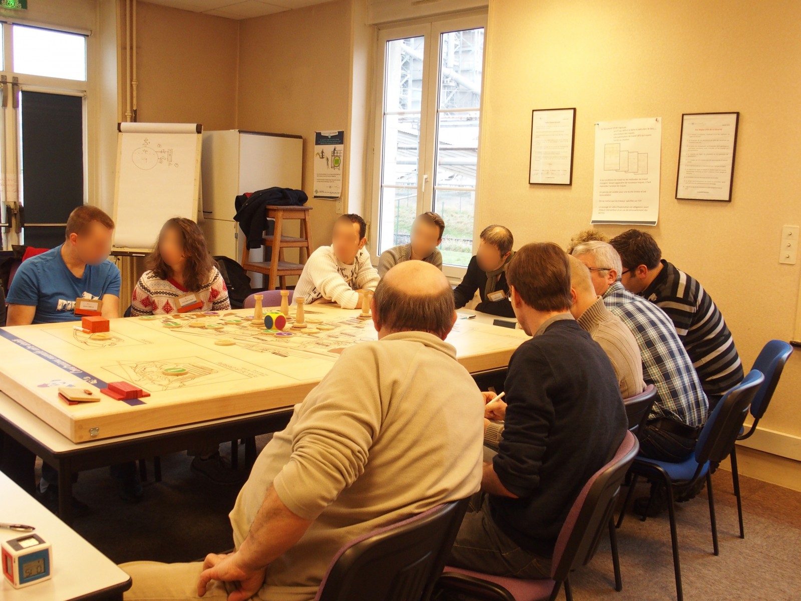 Groupe de participants à la formation prévention novacarb