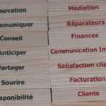 Jeu de construction pour un évènement d'entreprise