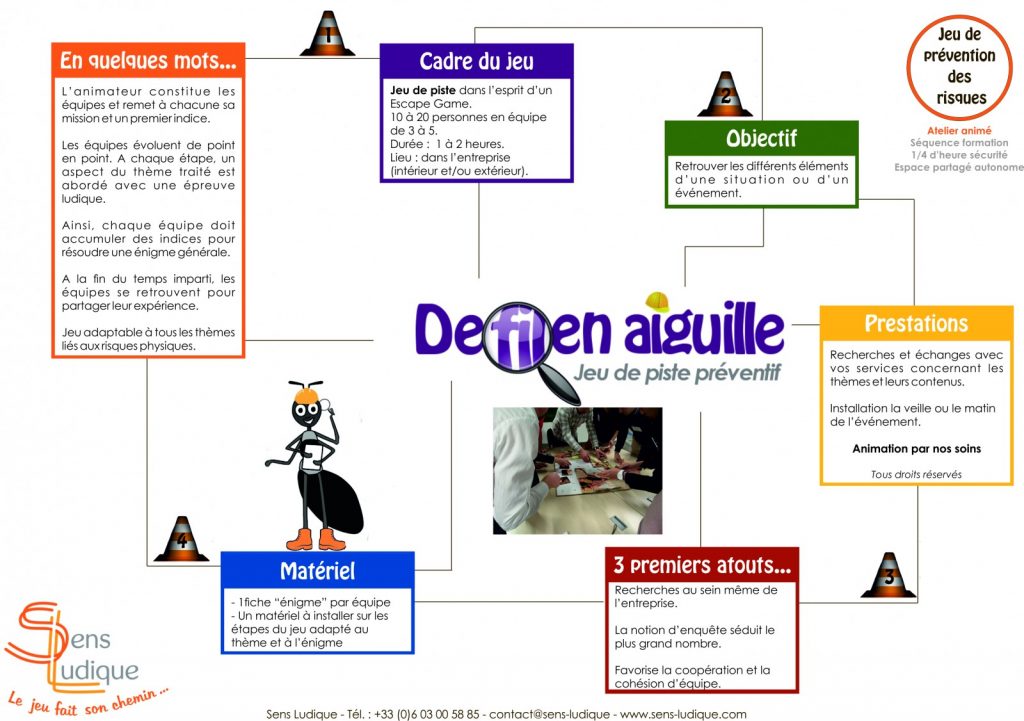 DE FIL EN AIGUILLE - Jeu de prévention et sensibilisation aux risques