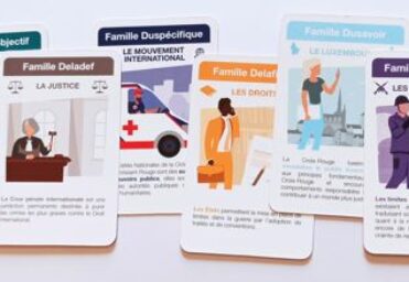 Conception et édition d’un jeu de cartes (7 familles) sur le Droit International Humanitaire)
